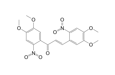2-Propen-1-one, 1,3-bis(4,5-dimethoxy-2-nitrophenyl)-