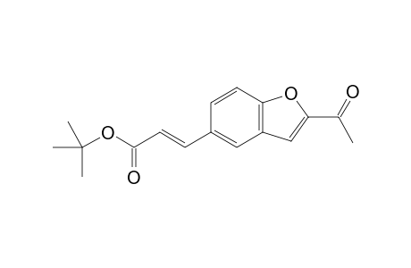 (E)-tert-Butyl-3-(2-acetylbenzofuran-5-yl)acrylate