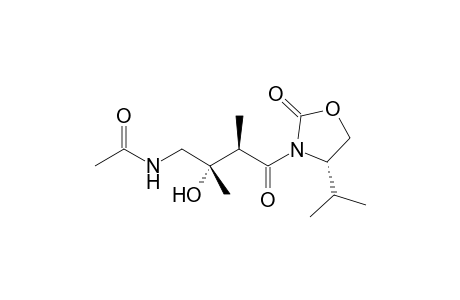 (2R,3S)-3-[4-N-Acetylamino-2,3-dimethyl-3-hydroxy-1-oxobutyl]-(S)-4-isopropyl-2-oxazolidinone