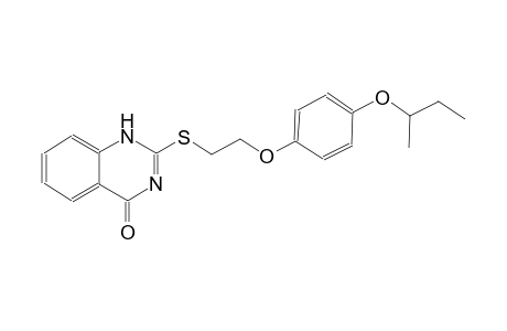2-((2-(4-(sec-butoxy)phenoxy)ethyl)thio)quinazolin-4(3H)-one