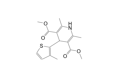 3,5-pyridinedicarboxylic acid, 1,4-dihydro-2,6-dimethyl-4-(3-methyl-2-thienyl)-, dimethyl ester