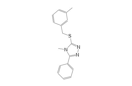 4-methyl-3-[(3-methylbenzyl)sulfanyl]-5-phenyl-4H-1,2,4-triazole