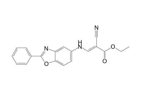 5-{[2'-(Ethoxycarbonyl)-2'-cyanoethenyl]amino}-2-phenylbenzoxazol