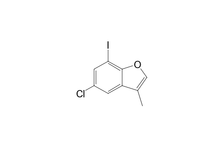 5-Chloranyl-7-iodanyl-3-methyl-1-benzofuran