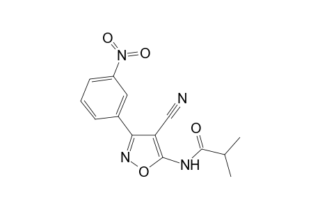N-[4-cyano-3-(3-nitrophenyl)-1,2-oxazol-5-yl]-2-methylpropanamide