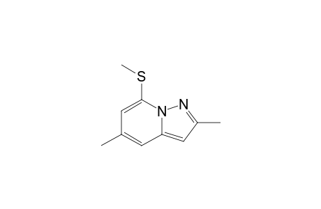 7-Methylthio-2,5-dimethylpyrazolo[1,5-a]pyridine