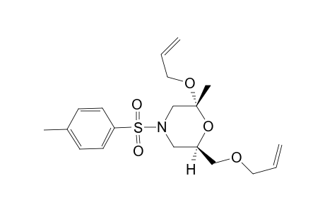 2-Allyloxy-6-allyloxymethyl-2-methyl-4-(toluene-4-sulfonyl)morpholine