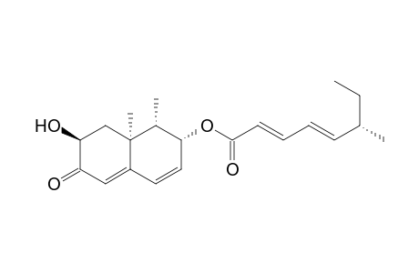 2,4-Octadienoic acid, 6-methyl-, 1,2,6,7,8,8a-hexahydro-7-hydroxy-1,8a-dimethyl-6-oxo-2-naphthalenyl ester, [1R-[1.alpha.,2.alpha.(2E,4E,6S*),7.beta.,8a.alpha.]]-