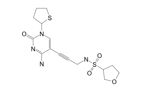 (3R/S,2''R/S)-N-[3-[1-(THIOLAN-2-YL)-CYTOSIN-5-YL]-PROP-2-YN-1-YL]-OXOLANE-3-SULFONAMIDE