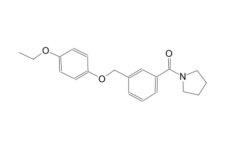 1-{3-[(4-ethoxyphenoxy)methyl]benzoyl}pyrrolidine