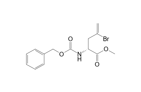 Methyl (R)-2-benzyloxycarbonylamino-4-bromopent-4-enoate