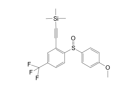 [2-(4-Methoxybenzenesulfinyl)-5-trifluoromethylphenylethynyl]trimethyl-silane