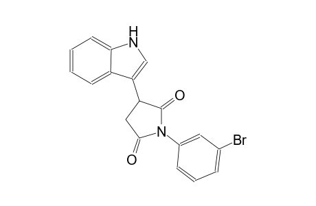 2,5-pyrrolidinedione, 1-(3-bromophenyl)-3-(1H-indol-3-yl)-