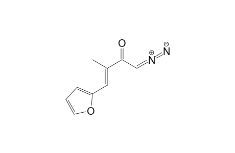 (E)-1-diazo-4-(furan-2-yl)-3-methylbut-3-en-2-one
