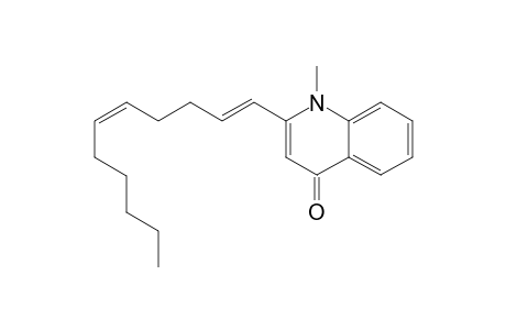 1-METHYL-2-[(1E,5Z)-1,5-UNDECADIENYL]-4(1H)-QUINOLONE