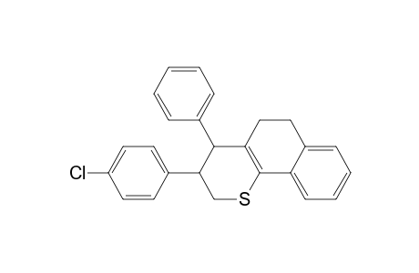 3-(p-Chlorophenyl)-4-phenyl-5,6-dihydrobenzo[h]thiochroman