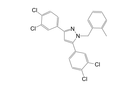 3,5-bis(3,4-dichlorophenyl)-1-(2-methylbenzyl)-1H-pyrazole