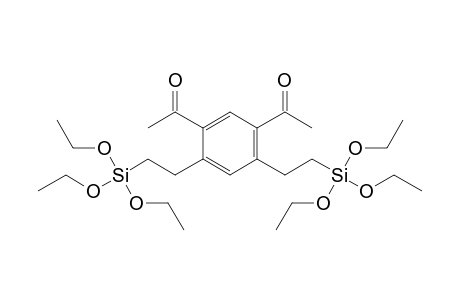 1,5-Diacetyl-2,4-bis[2-(triethoxysilyl)ethyl]benzene