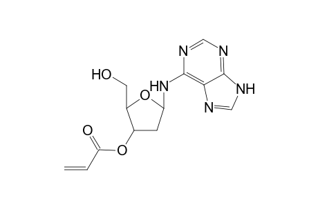 1-Adenine-2-deoxy-.beta.-D-ribofuranos-3-yl 2-propenoate
