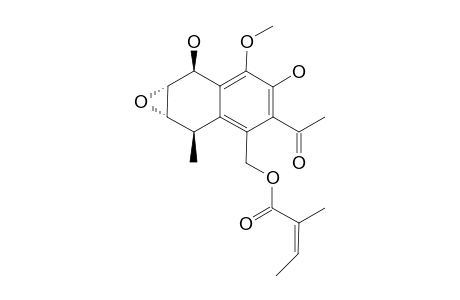 14-angeloyloxy-2.alpha.,3.alpha.-epoxy-1.beta.-hydroxydeltonorcacalol