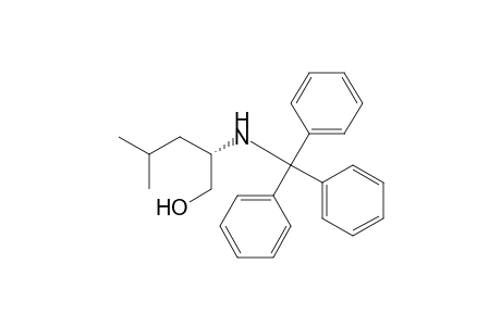 (2S)-4-methyl-2-(tritylamino)pentan-1-ol