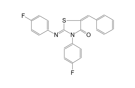 4-thiazolidinone, 3-(4-fluorophenyl)-2-[(4-fluorophenyl)imino]-5-(phenylmethylene)-, (2Z,5E)-