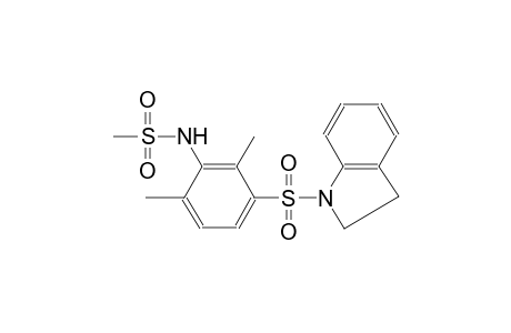 N-[3-(2,3-dihydro-1H-indol-1-ylsulfonyl)-2,6-dimethylphenyl]methanesulfonamide