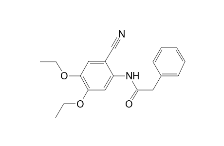Acetamide, N-(2-cyano-4,5-diethoxyphenyl)-2-phenyl-
