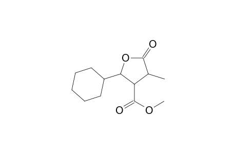 4-Cyclohexyl-3-(methoxycarbonyl)-2-methyl-4-butanolide