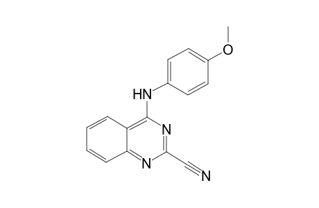 4-[(4-Methoxyphenyl)amino]quinazoline-2-carbonitrile