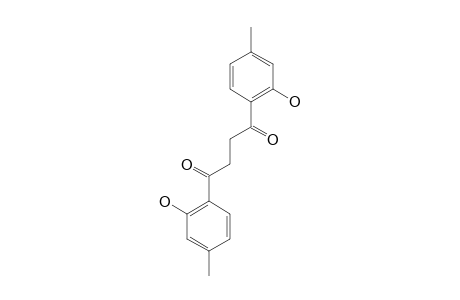 HOFMEISTERIN-II;1,4-BIS-(2'-HYDROXY-4'-METHYLPHENYL)-BUTANE-1,4-DIONE