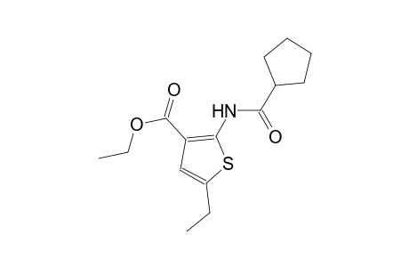 ethyl 2-[(cyclopentylcarbonyl)amino]-5-ethyl-3-thiophenecarboxylate