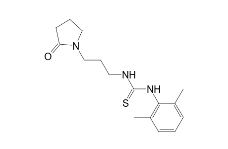 1-(2,6-dimethylphenyl)-3-[3-(2-ketopyrrolidino)propyl]thiourea