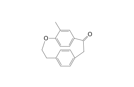 6-Methyl-8-oxa-tricyclo[9.2.2.2(4,7)]heptadeca-1(14),4(17),5,7(16),11(15),12-hexaen-3-one