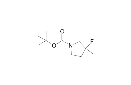 tert-butyl 3-fluoro-3-methylpyrrolidine-1-carboxylate