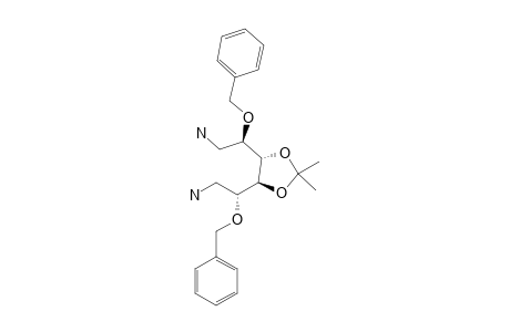 1,6-DIAMINO-2,5-DI-O-BENZYL-1,6-DIDEOXY-3,4-O-METHYLETHYLIDENE-L-IDITIOL