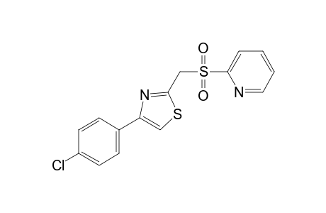 4-(p-chlorophenyl)-2-{[(2-pyridyl)sulfonyl]methyl}thiazole