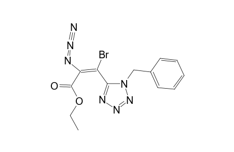 ETHYL-2-AZIDO-3-(1-BENZYL-1H-TETRAZOL-5-YL)-3-BROMOPROPENOATE