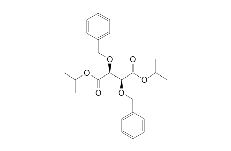 (2S,3S)-2,3-bis(phenylmethoxy)butanedioic acid dipropan-2-yl ester