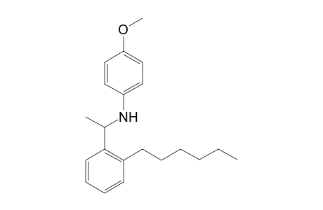 N-{1-(2-n-Hexylphenyl)ethyl}-4-methoxyaniline