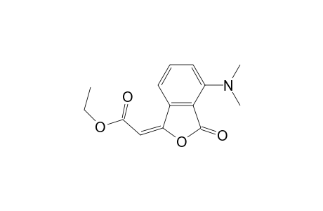 Acetic acid, [4-(dimethylamino)-3-oxo-1(3H)-isobenzofuranylidene]-, ethyl ester, (E)-