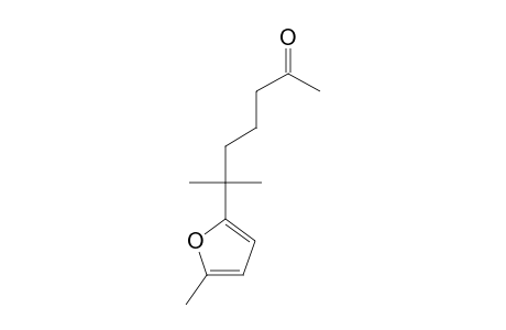 2-Heptanone, 6-methyl-6-(5-methyl-2-furanyl)-