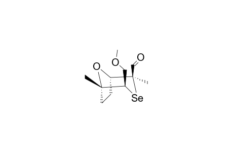 2-EXO-(METHOXYMETHYL)-1,4-DIMETHYL-8-OXA-3-SELENA-BICYClO-[3.2.1]-OCTAN-4-EXO-CARBOXALDEHYDE