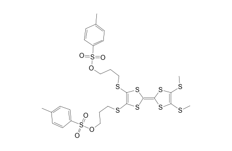 6,7-Bis(methylthio)-2,3-Bis(3-tosyloxypropylthio)tetrathiafulvalene