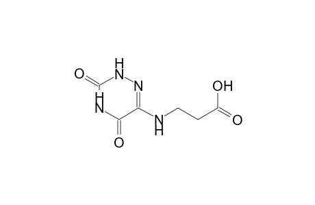 beta-alanine, N-(2,3,4,5-tetrahydro-3,5-dioxo-1,2,4-triazin-6-yl)-