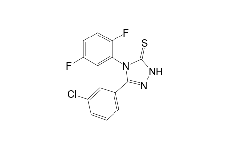 5-(3-Chlorophenyl)-4-(2,5-difluorophenyl)-2,4-dihydro-3H-1,2,4-triazole-3-thione