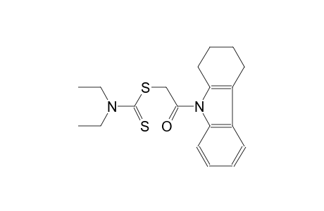 carbamodithioic acid, diethyl-, 2-oxo-2-(1,2,3,4-tetrahydro-9H-carbazol-9-yl)ethyl ester