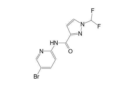 N-(5-bromo-2-pyridinyl)-1-(difluoromethyl)-1H-pyrazole-3-carboxamide
