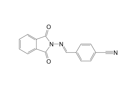 4-[(E)-(1,3-dioxo-2-isoindolyl)iminomethyl]benzonitrile