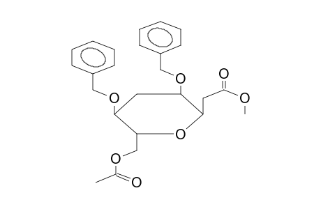 [2R,3S,5R,6(R,S)]-2-ACETOXYMETHYL-3,5-DIBENZYLOXY-6-METHOXYCARBONYLMETHYLTETRAHYDROPYRAN